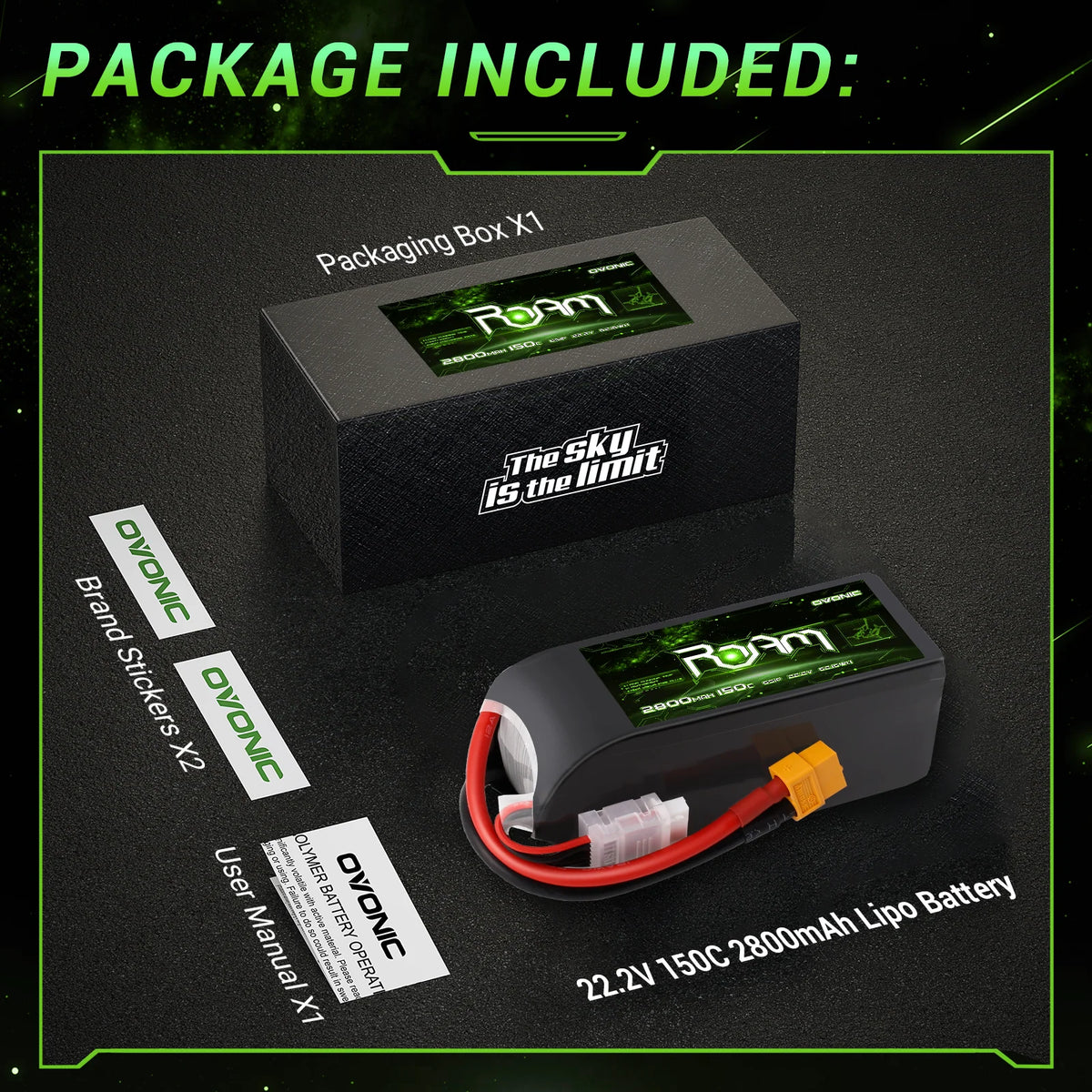 2800mAh / 6S / XT60