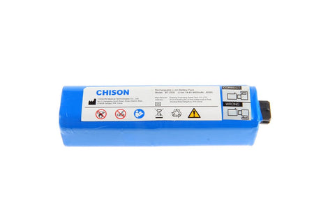 Chison Original Li Ion Akku für CHISON Ultraschallgerät ECO 1, 2, 3, 5, 6 - BT-2500 - 14,4 V 4400 mAh 136,2x36,6x37,3 mm