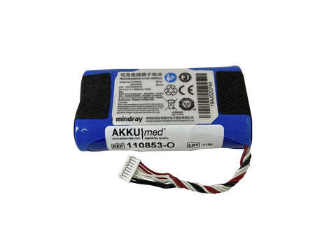 Mindray Original Li Ion Akku für Mindray Monitor EKG BeneVision N1 Typ LI12I003A/ 022-000338-00 - 7,56 V 2500 mAh 68x36x18 mm