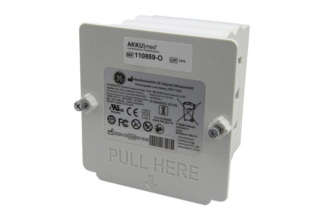 Original Li Ion Akku passend für GE VIVID S60, S70, S70N Typ 5399340 - 16,8 V 6300 mAh 104x104x86 mm