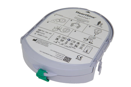 AccuCell Original Lithiumbatterie für Heartsine AED Defibrillator Samaritan PAD 300P - PAD-PAK-03 - 18 V 2000mAh 155x115x27 mm