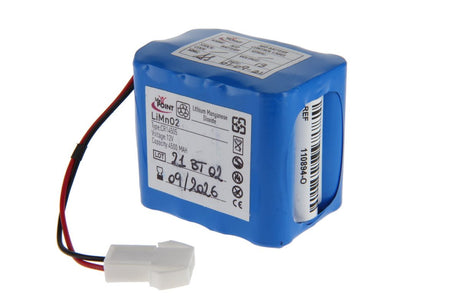 Life-Point Original Lithiumbatterie für Life-Point Defibrillator AED PRO - AEDPROLIFE - 12 V 4500 mAh 55x41x51 mm