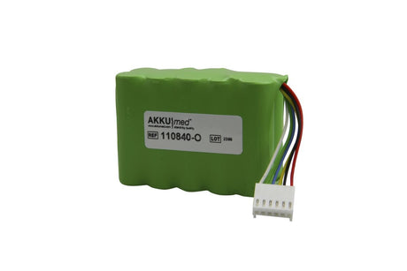 Codan Original NiMH Akku passend für Codan Argus Infusionspumpe 606, 601260 - Akku Typ 601074 - 12 V 1800 mAh 72x31x52 mm