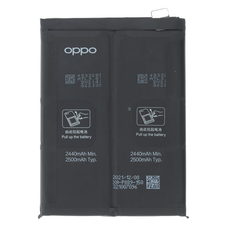 AccuCell Original Oppo Find X5 Pro Akku BLP889 – Li-Ion-Polymer Smartphone-Ersatzakku mit 5.000 mAh
