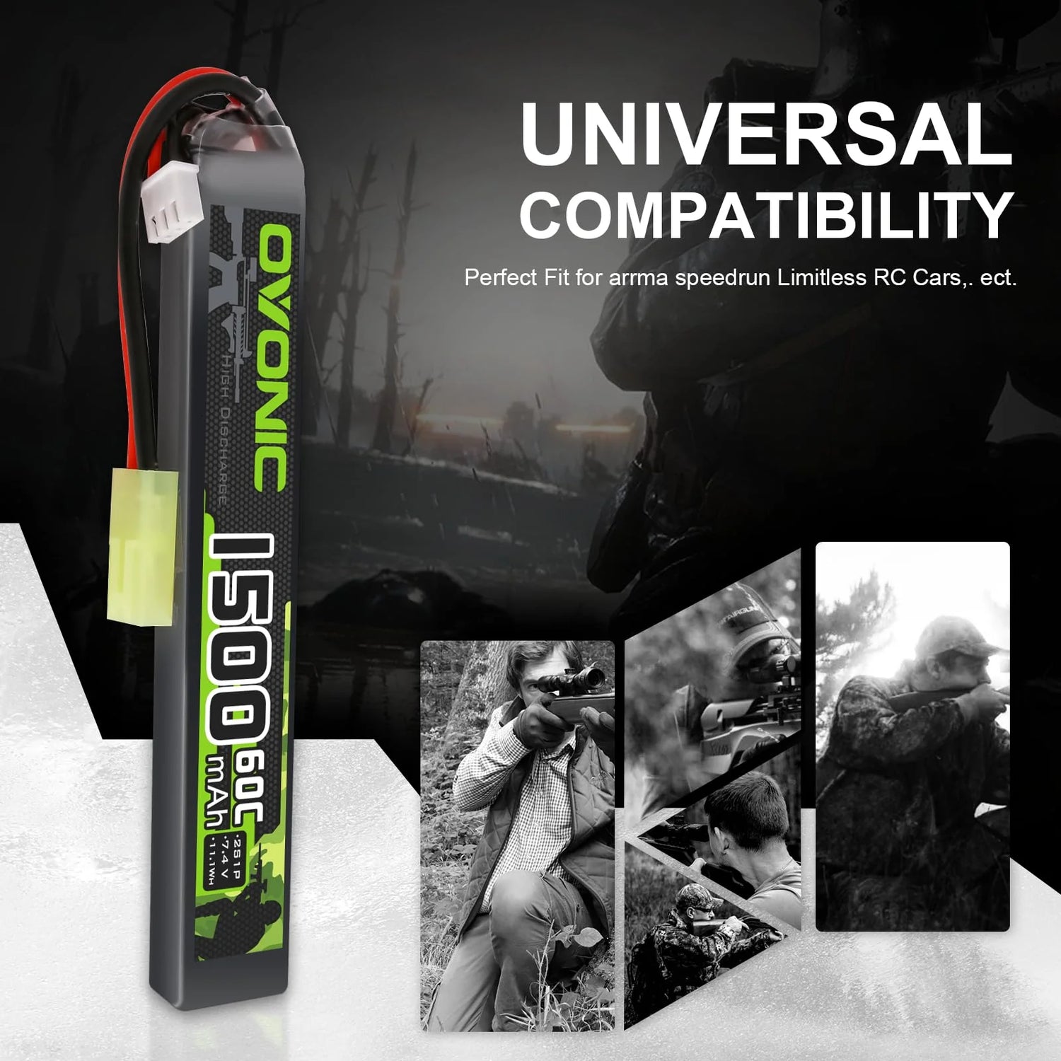 1500mAh / 2S / Tamiya