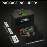 3600mAh / 3S / XT60 & EC3