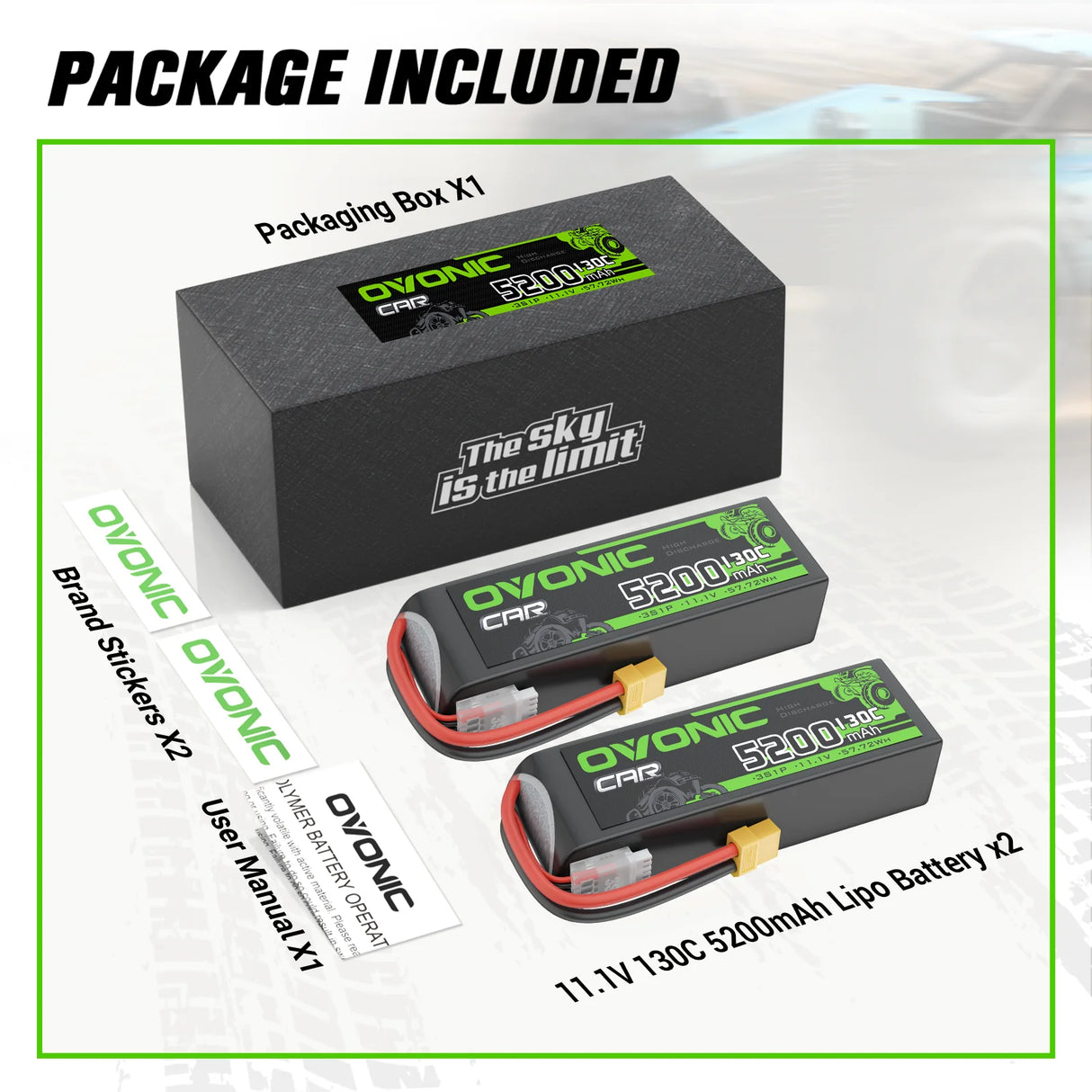 5200mAh / 3S / XT60