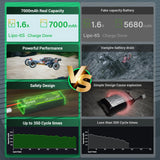 7000mAh / 6S / EC5
