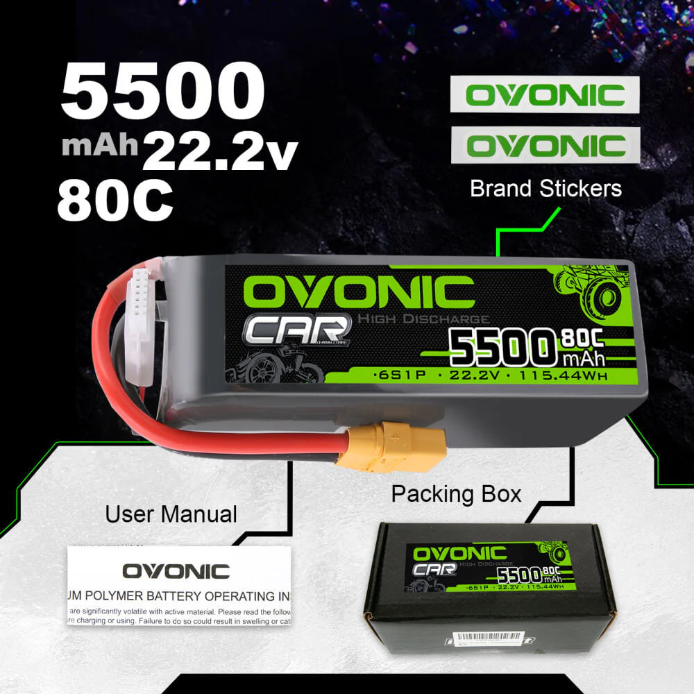 5500mAh / 6S / XT90