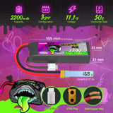 2200mAh / 3S / XT60