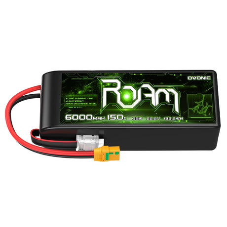 Ovonic Roam Series 6S 6000mAh 150C LiPo-Akku mit XT90-S Anti-Funken-Stecker