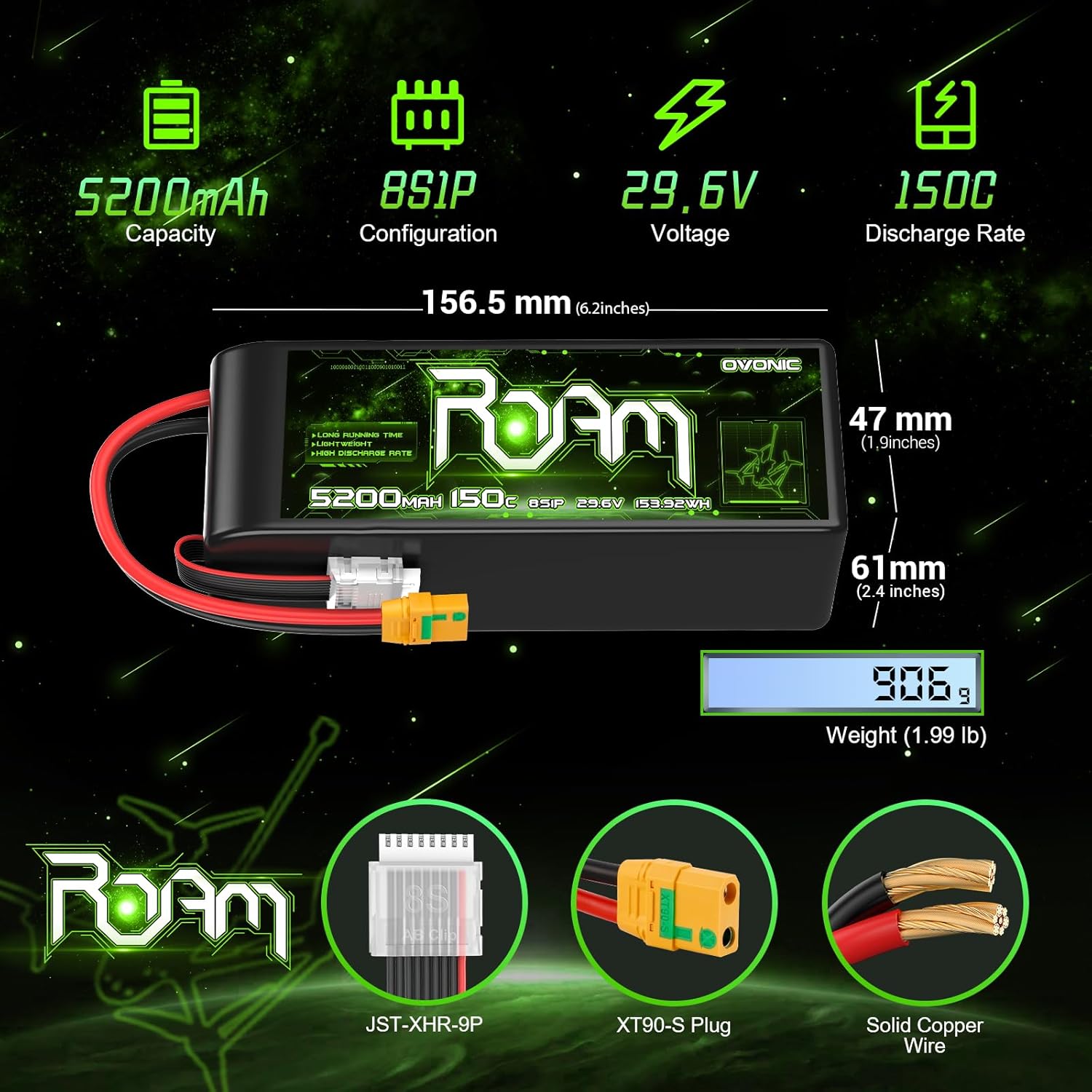 5200mAh / 8S / XT90 Anti Spark
