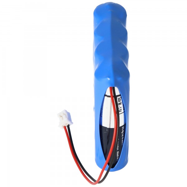 AccuCell Batteriepack für Messerschmitt 6VQ-02, 09.30 6 Volt Batteriepack, bestehend aus 4x AA Panasonic Batterien, 10cm Kabel inkl. PHR 2 Stecker