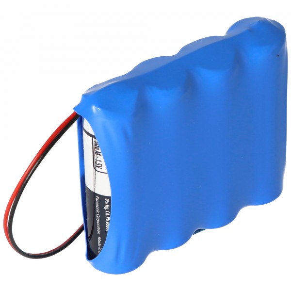 AccuCell Batteriepack für Messerschmitt 6VQ-02, 09.30 6 Volt Batteriepack, bestehend aus 4x AA Panasonic Batterien, 10cm Kabel inkl. PHR 2 Stecker