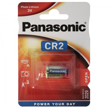 Panasonic 2 Batterien passend für Evva Airkey Batterie CR2 für Zylinder im Innenbereich