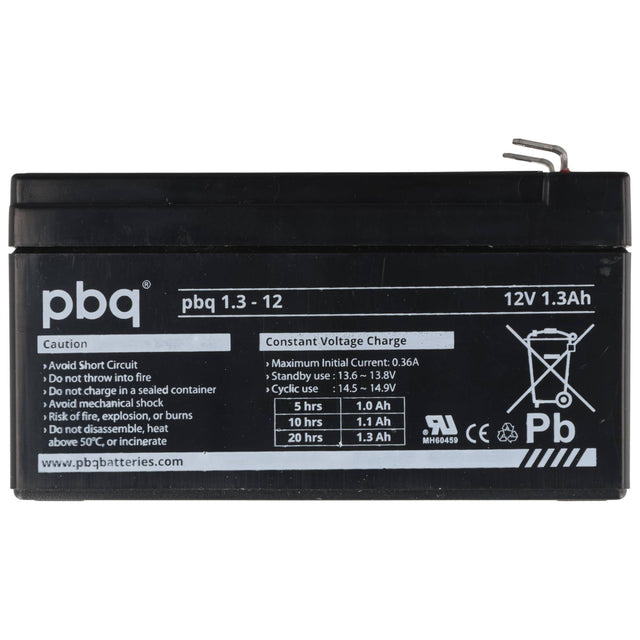 PBQ Bleiakku 1.3-12V, 12 V/ 1,3 Ah 12.0V