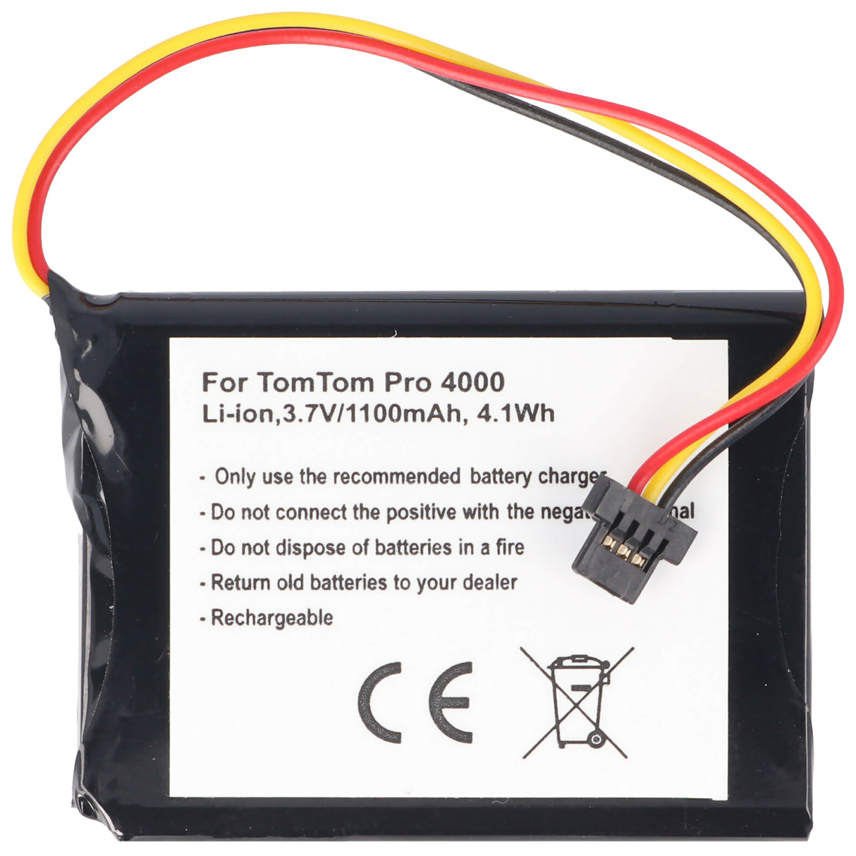 AccuCell TOMTOM XXL, PRO 4000 Akku 1100mAh als Nachbau Akku