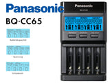 Panasonic Eneloop Pro Ladegerät BQ-CC65 für AA und AAA NiMh/NiCd Akkus