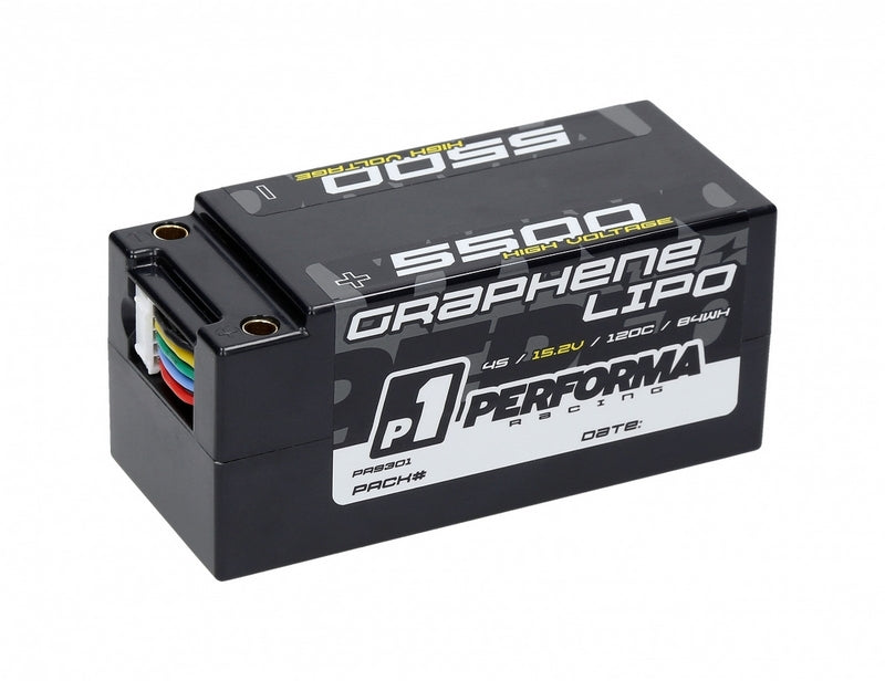 Absima Performa Racing P1 4S 5500mAh Graphene HV Lipo Shorty 15.2V 120C
