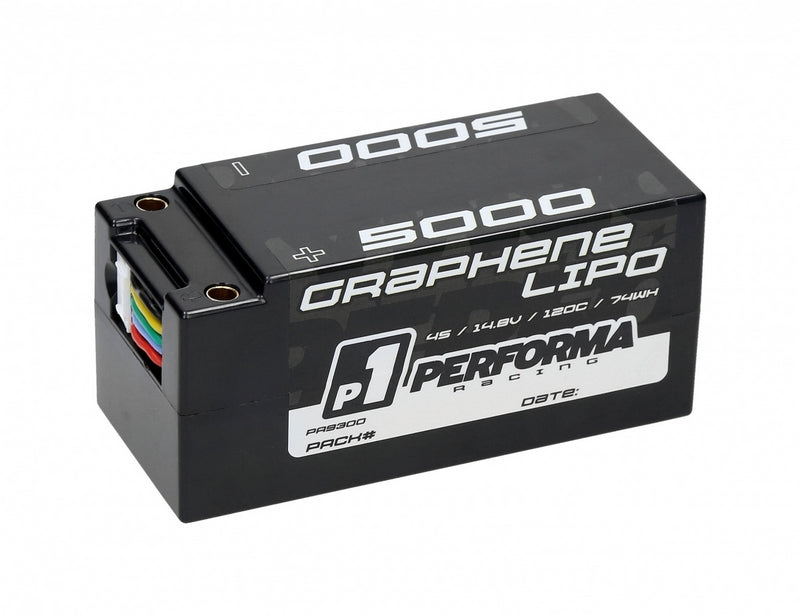 Absima Performa Racing P1 4S 5000mAh Graphene Lipo Shorty 14.8V 120C