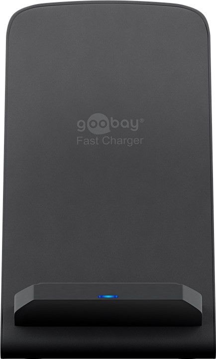 Goobay Kabellose Schnellladestation 10 W mit integrierter Schnellladetechnik für Smartphones mit Qi-Standard inklusive QC3.0 USB-Schnell-Ladegerät zur Nutzung des Schnelllademodus