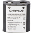 AccuCell Akku CR-P2 der aufladbare LiFePo4 Akku CRP2 CR-P2 Batterie wi