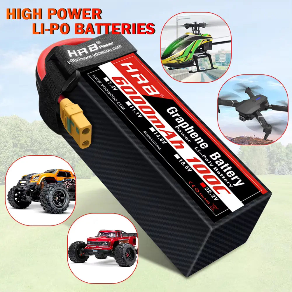 6000mAh / 6S / XT90-S