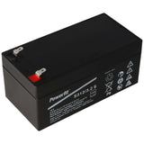Exide Powerfit S312/3.2 S Blei Akku, Anschluss 4,8mm, VDS