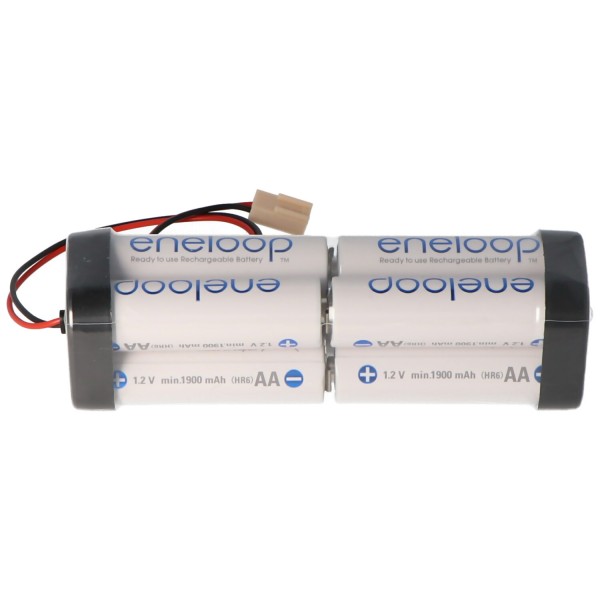 Sender Akku Panasonic eneloop Standard AA 8er Würfel 9,6/2000 Futaba