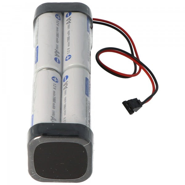 Sender Akku Panasonic eneloop Standard AA 8er Würfel 9,6 2000 mit Kabel und Graupner Stecker