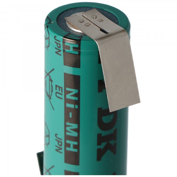 Sanyo HR-AU Twincell A-Zelle 2700 mAh mit Lötfahnen Z-Form, jetzt neu von FDK