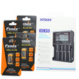 AccuCell SET-ARLO9 Schnell-Ladegerät und 8 Akkus CR123A mit 3,6 Volt b