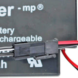 Ladegerät inklusive 1 Akku passend für den Multipower Bleiakku MP0.8-12H Heim und Haus