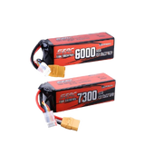 Sunpadow 4S Lipo-Akku 14,8V 6000mAh 70C Softpack mit XT90-Anschluss (2 Stück)