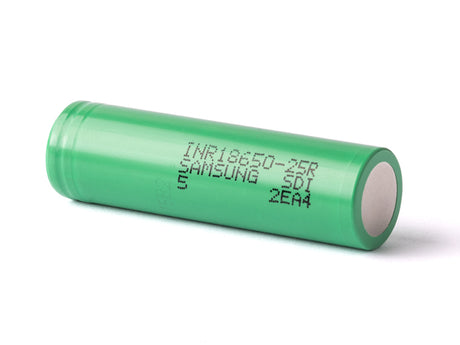 Samsung INR18650 25R 2500mAh 3,6V - 3,7V ungeschützt