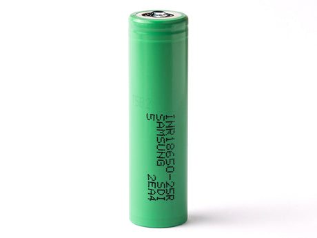 Samsung INR18650 25R 2500mAh 3,6V - 3,7V (Button Top)