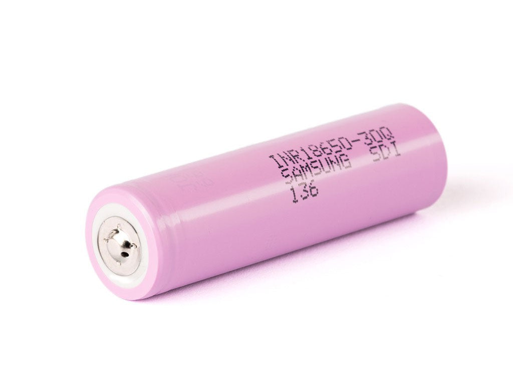 Samsung INR18650-30Q - 3,6V - 3,7V, 3000mAh (15A) Button Top