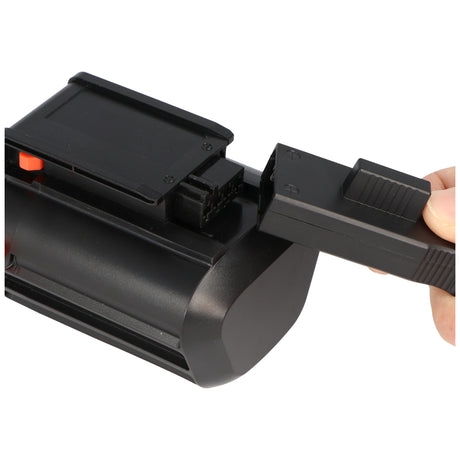 AccuCell Schnell-Ladegerät exakt passend für den Gardena Akku 04025-20, 8838 Li-Ion 25,2 Volt