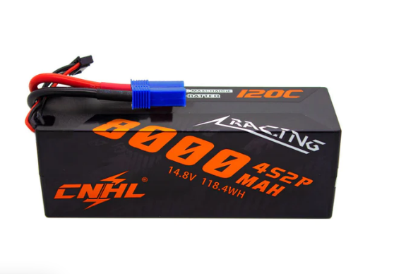 CNHL Racing Series 4S 8000mAh 14,8V 120C 4S2P Hardcase EC5 Lipo Akku