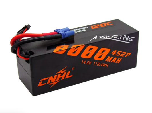 CNHL Racing Series 4S 8000mAh 14,8V 120C 4S2P Hardcase EC5 Lipo Akku