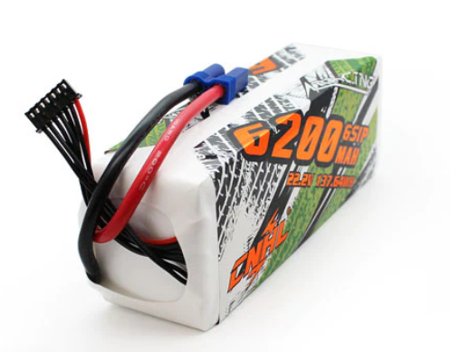 CNHL Racing Series 6S 6200mAh 22,2V 90C EC5 Lipo Akku