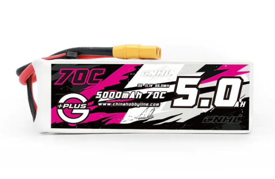 CNHL G+Plus 3S 5000mAh 11,1V 70C XT90 Lipo Akku