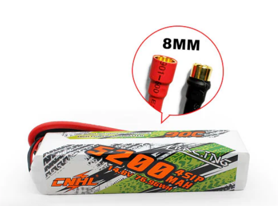 5200mAh / 4S / 8.0 mm Rundstecker