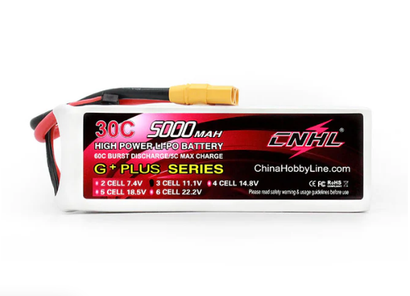 CNHL 3S 5000mAh 11,1V 30C XT90 Lipo Akku