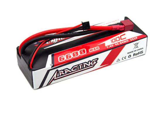 CNHL Racing Series 2S 6600mAh 7,4V 100C Hardcase T/Dean Lipo Akku