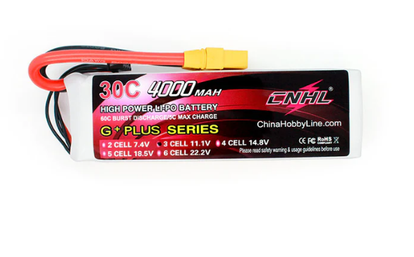 CNHL 3S 4000mAh 11,1V 30C XT90 Lipo Akku