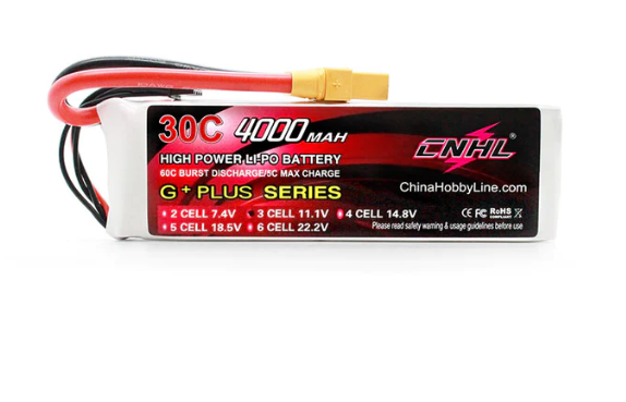 CNHL 3S 4000mAh 11,1V 30C XT90 Lipo Akku