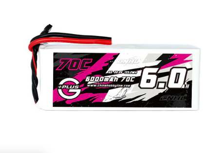CNHL G+Plus 6S 6000mAh 22,2V 70C ohne Stecker Lipo Akku