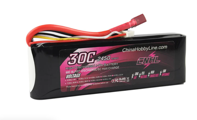 CNHL 3S 2450mAh 11,1V 30C T/Dean-Stecker Lipo Akku