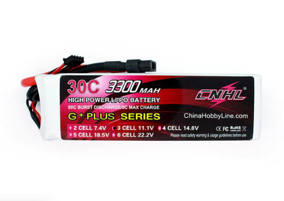 CNHL 3S 3300mAh 11,1V 30C XT60 Lipo Akku